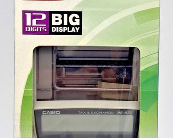 Imprimante calculatrice portable HR-8TE de Casio - Nouveau