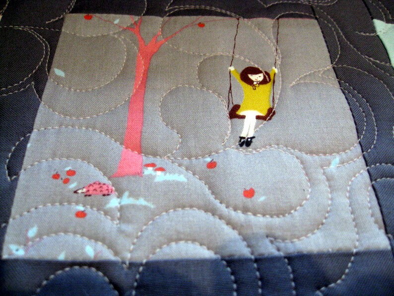 Modern Wall Hanging // Baby Quilt // Modern Quilt // Sherbet Pips Etsy