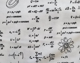 Science Fair 2 by Robert Kauffman. Math fabric