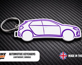 Audi A1 Silhouette Keychain | 3D Printed Car Accessory (Made in UK)