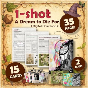 DnD 5e One Shot Adventure for Level 1–4 | 1-shot Dream & Nightmare Story for DM