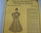 Vtg Pattern 1890s Dress 891 Old World Enterprises Historical Fashion Sizes 8-14 Sealed Uncut