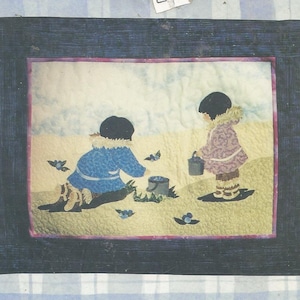 Quilting Pattern  Berries, Berries  Applique Inuit Children  24 x 31" Anderson