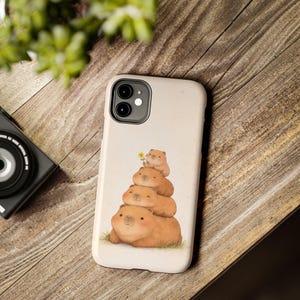 Stacked Capybara Phone Case