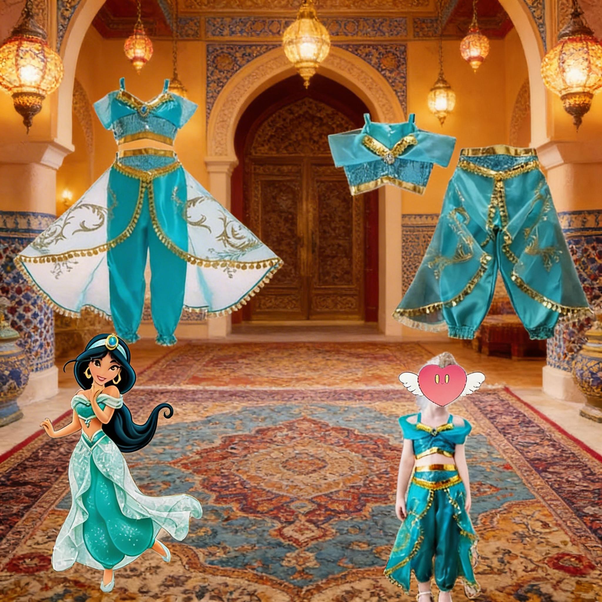 Emerald Green Princess Costume for Girls | Princess Dress up Set With ...