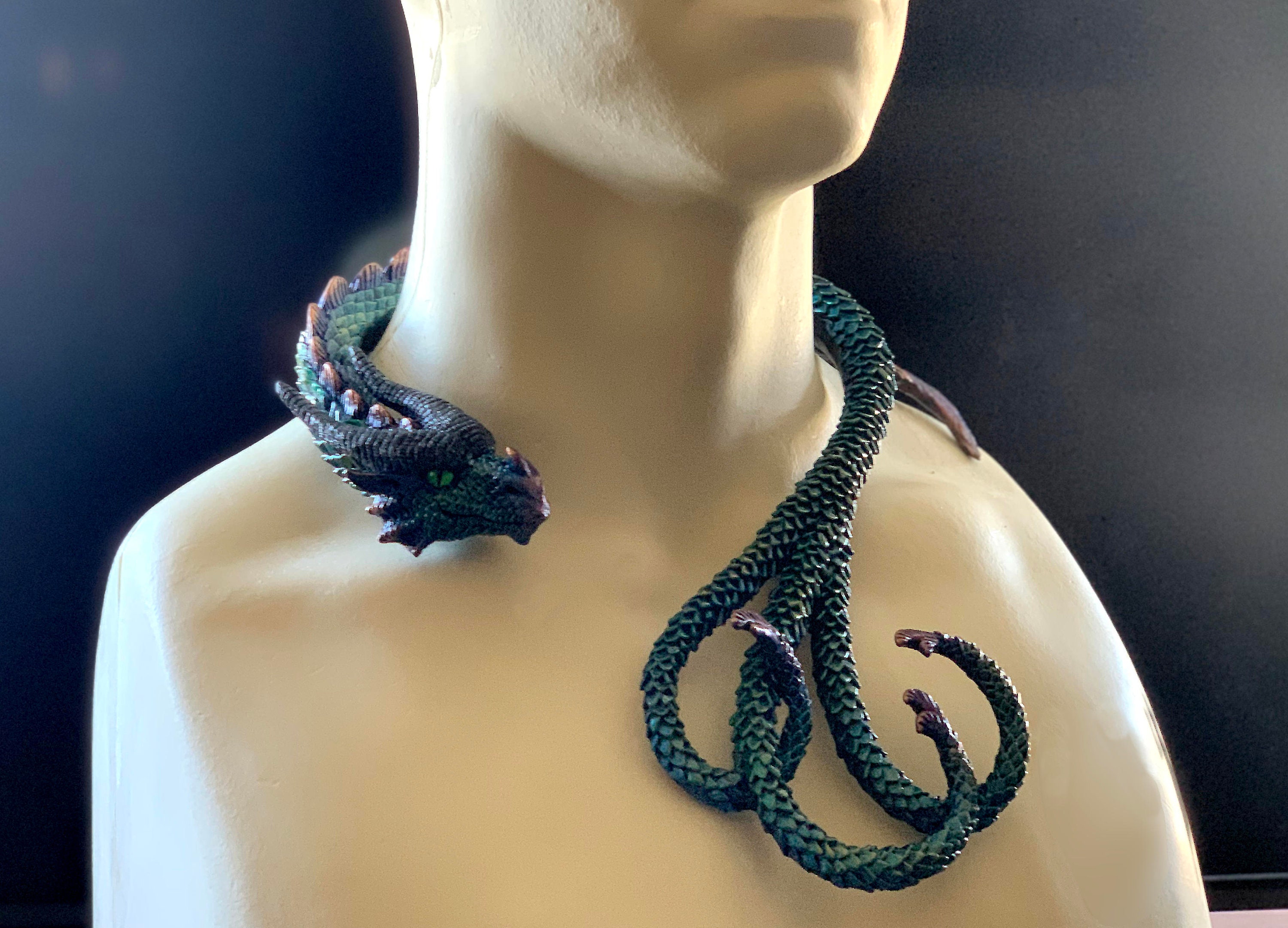 Dragon Necklace Etsy