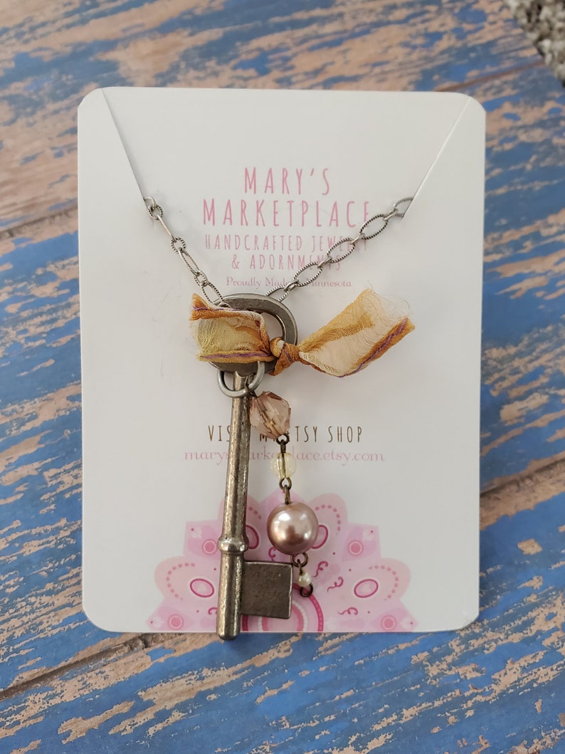 jewelry set Minnesota Teacher mothers day gift Vintage Key Necklace Bridesmaid love Support Birthday Cancer