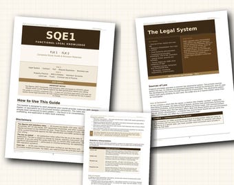 SQE1 FLK 1 & 2 Study Guide – Revision Notes, Case Law (2025 PDF)