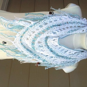 Cool Mint Summer Wrap KNITTING PATTERN ONLY image 5