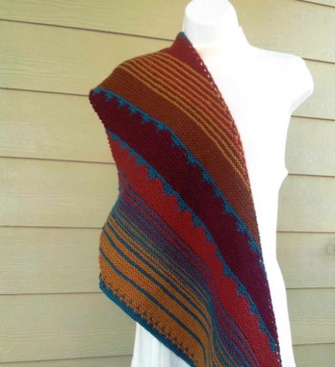 Canyonlands Shawl Knitting Pattern PDF Intermediate Level - Etsy