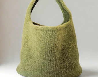 Felted Tote Knitting Pattern, Poppy Bag, Market Bag, Video Tutorial Links