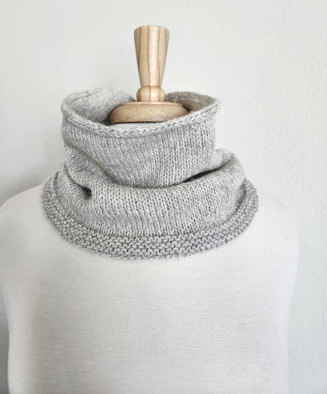 Easy Knit Cowl Pattern: Beginner Friendly, One Skein (PDF Pattern) - Etsy