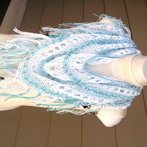 Cool Mint Summer Wrap KNITTING PATTERN ONLY image 2