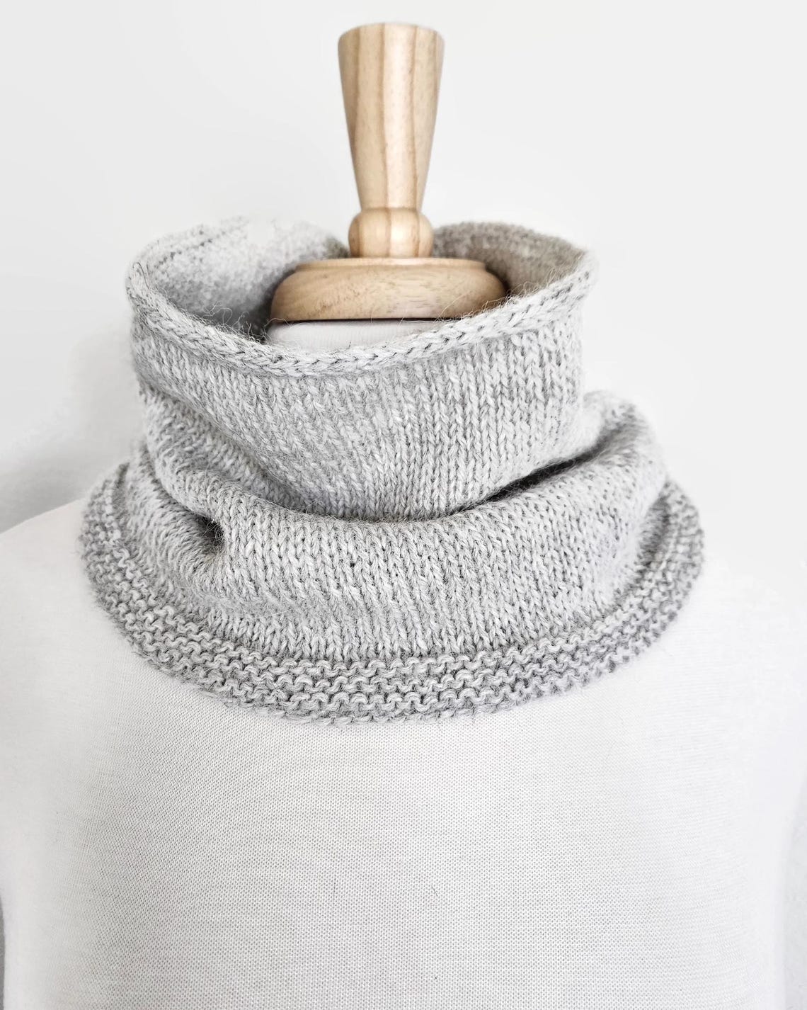 Easy Knit Cowl Pattern: Beginner Friendly, One Skein (PDF Pattern) - Etsy