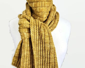 Extra Long Statement Scarf Knitting Chart: Unisex Fashionable Style
