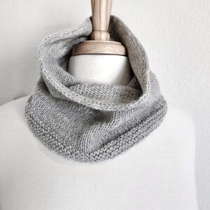 Easy Knit Cowl Pattern: Beginner Friendly, One Skein (PDF Pattern) - Etsy