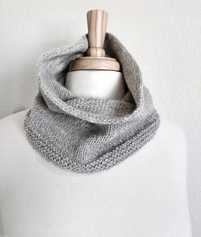 Easy Knit Cowl Pattern: Beginner Friendly, One Skein (PDF Pattern) - Etsy