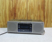 Vintage GE General Electric Model 7-4965A Digital Alarm Clock AM FM Radio- Tape Player- Stero