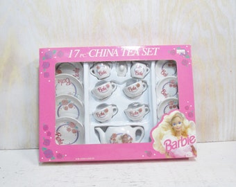 barbie china tea set 1992