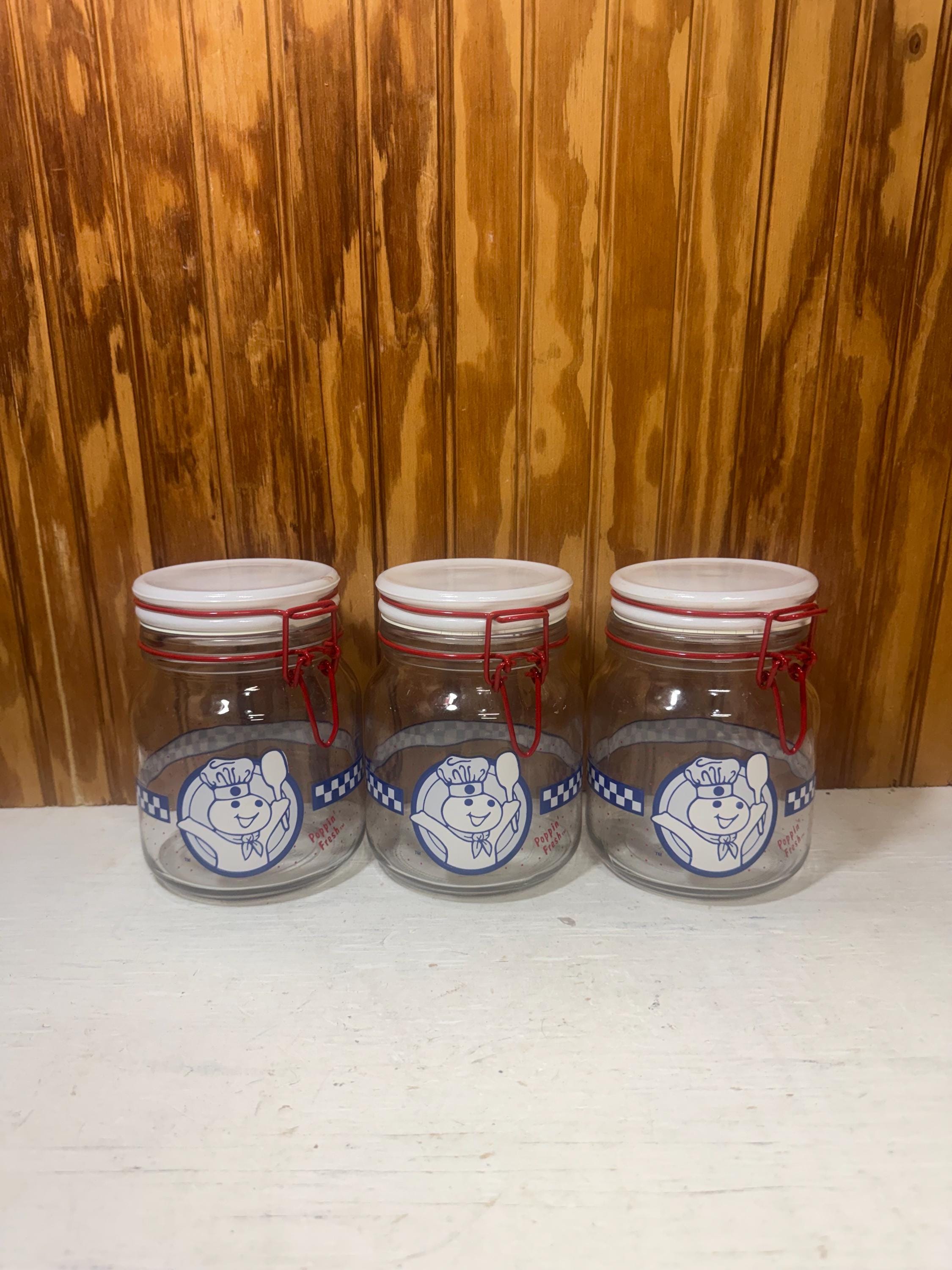 Pillsbury Doughboy Canister Set - Etsy