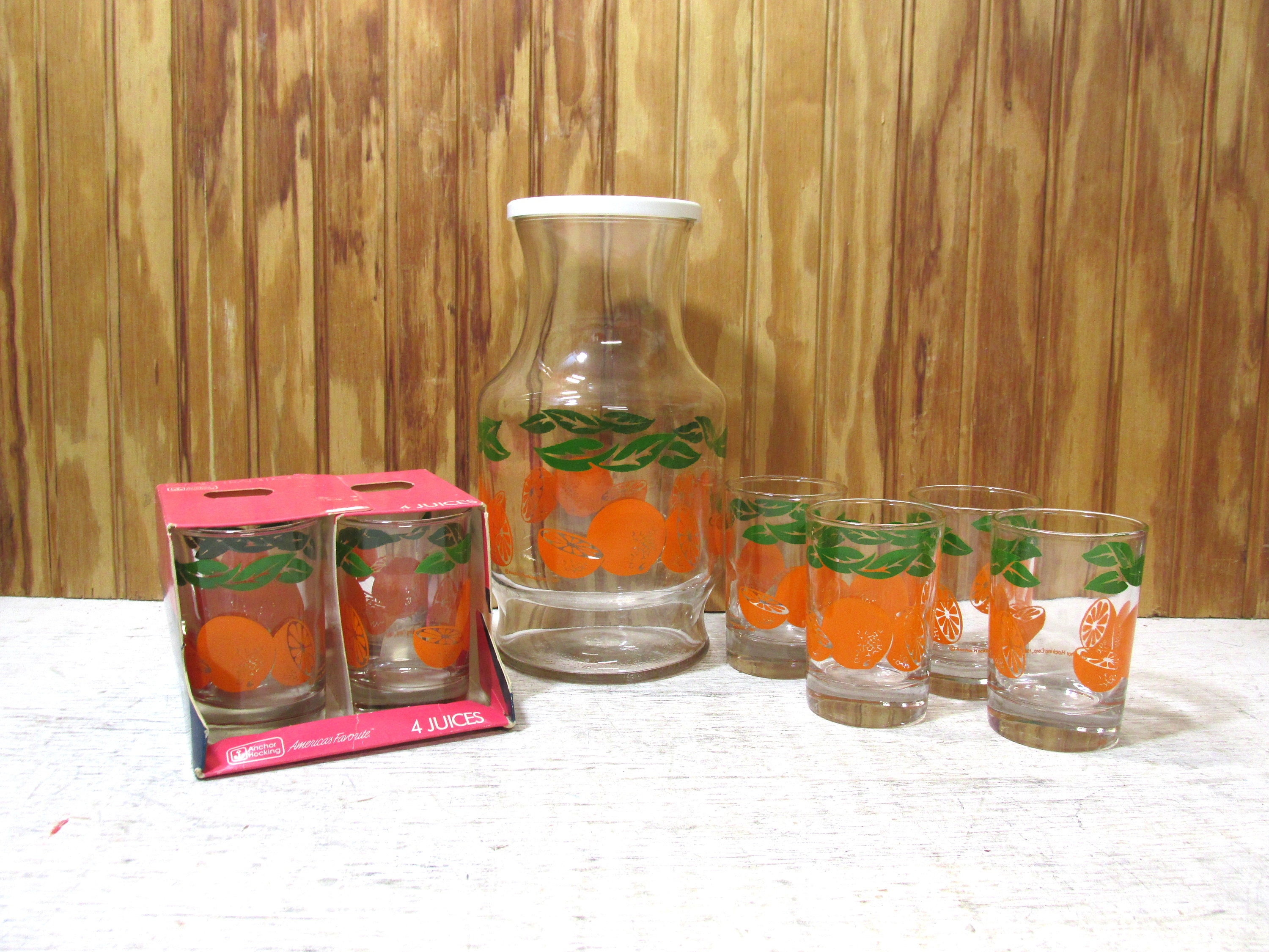 Vintage Mini Carafe Glass Decanter Cork Stopper Cruet Sold Separately 1382  1-4 