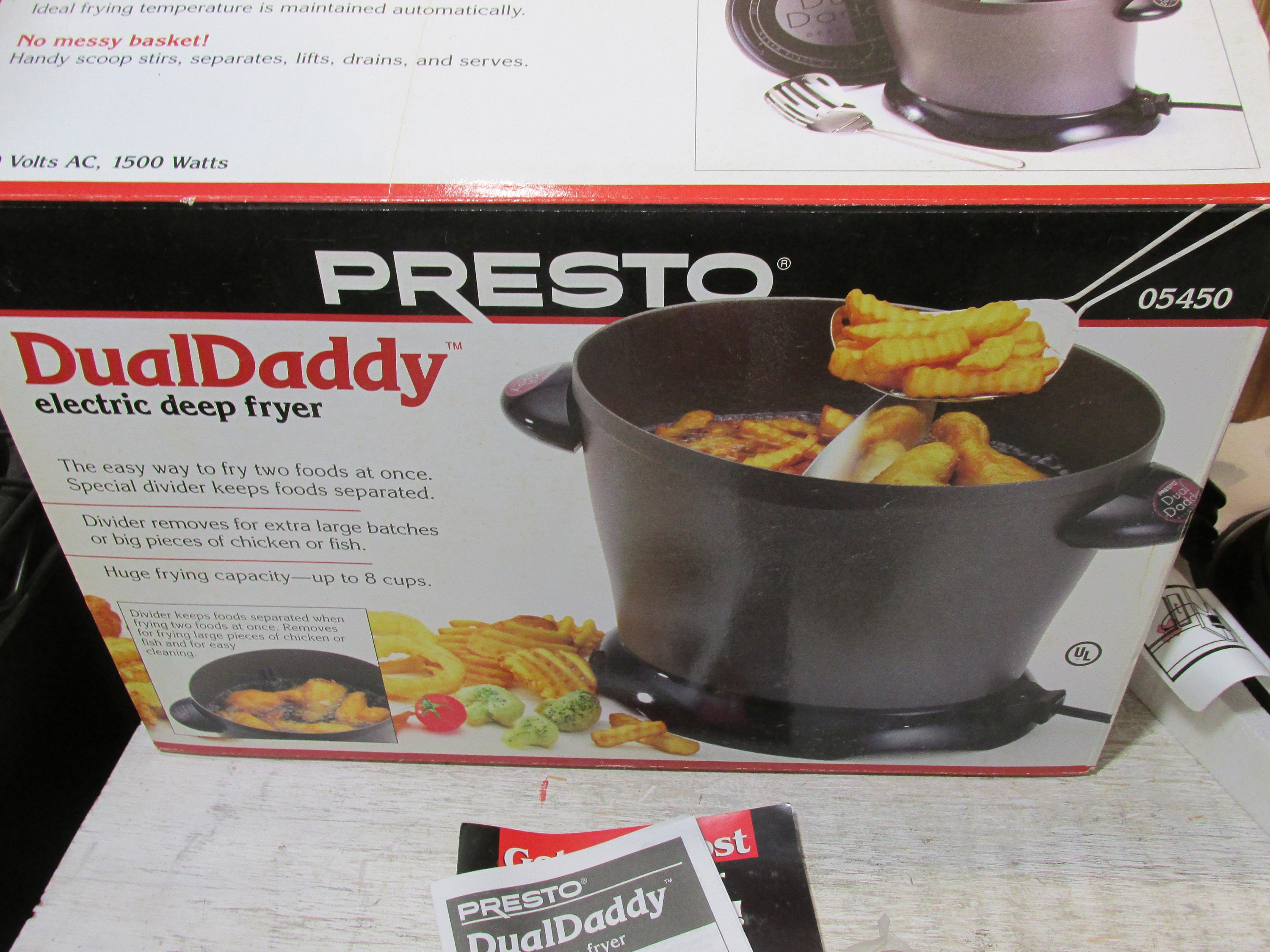  Presto 05450 DualDaddy Electric Deep Fryer: Fry Daddy: Home &  Kitchen