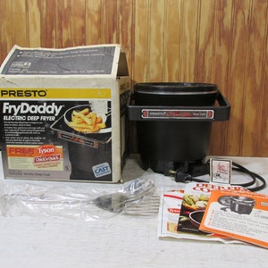 NEW Vintage Presto Fry Daddy deep Fryer in Original Box Electric Model  05420 -  Finland