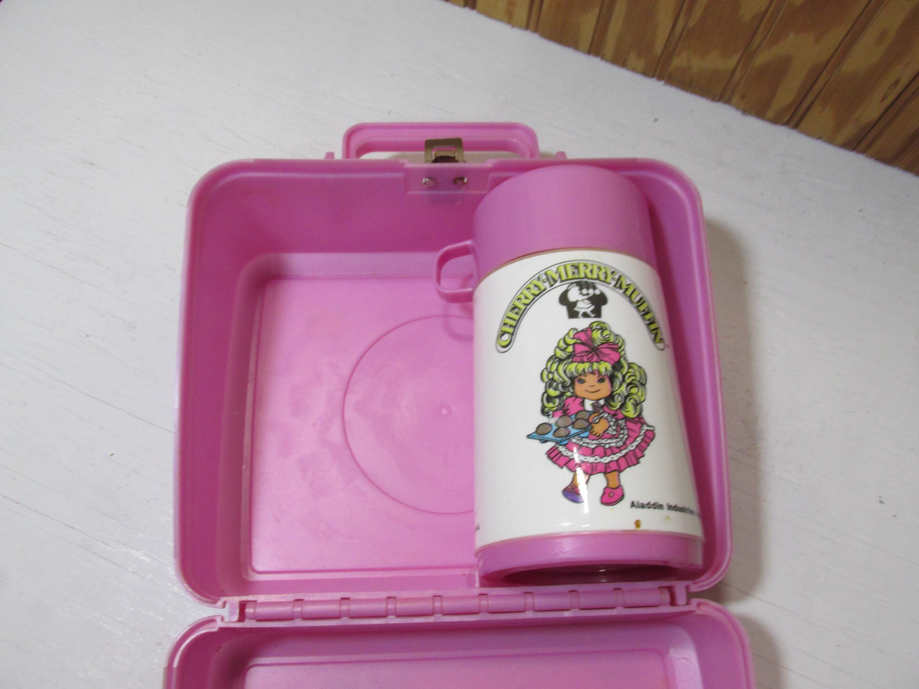 Vintage 1988 Aladdin Pink Plastic Cherry Merry Muffin Children's