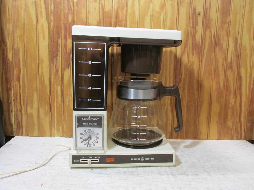 Vintage GE General Electric Coffeematic Brew Starter Cafetière