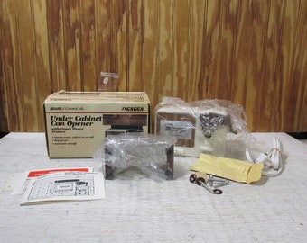 NEW Vintage Sears Counter Craft Under Cabinet Can Opener With Power Pierce  Feature in Original Box 