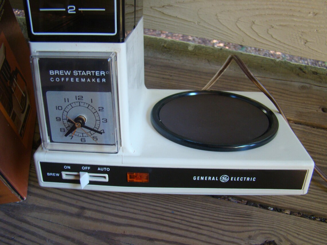 Vintage General Electric Brew Starter Drip CoffeemakerIn Etsy