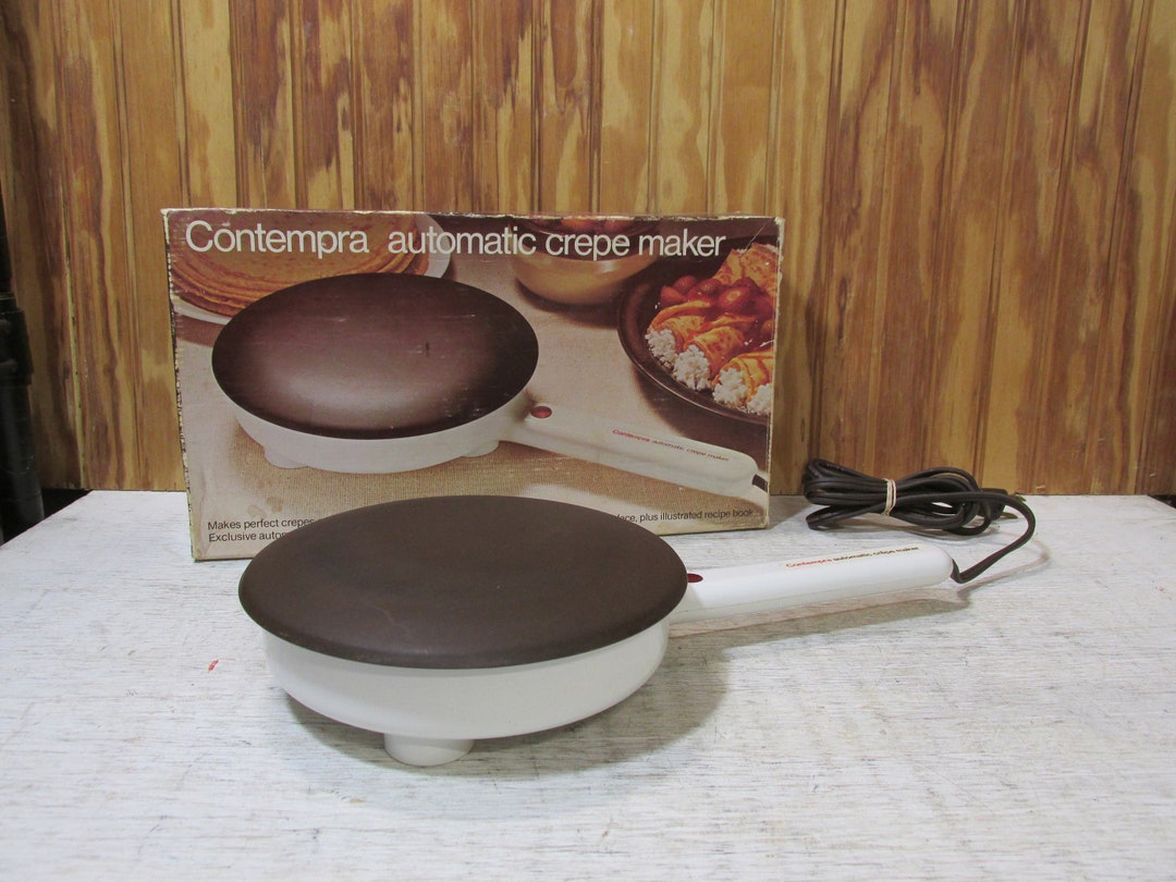 Vintage Contempra Automatic Crepe Maker Electric in Original Box Etsy