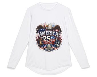 America 250 Long Sleeve • 1776–2026 Eagle Shirt • USA Patriotic Tee