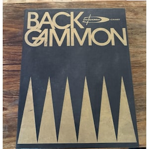 Dynamic Games 1970: Backgammon - Piezas de madera y juego completo