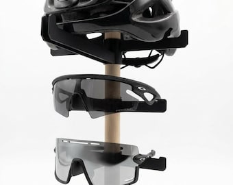 Helmet + Cycling Glasses Organizer