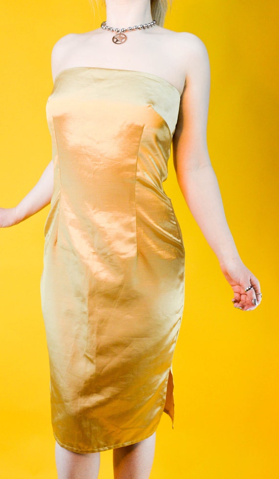 steel blue dress midi Stanford Dress