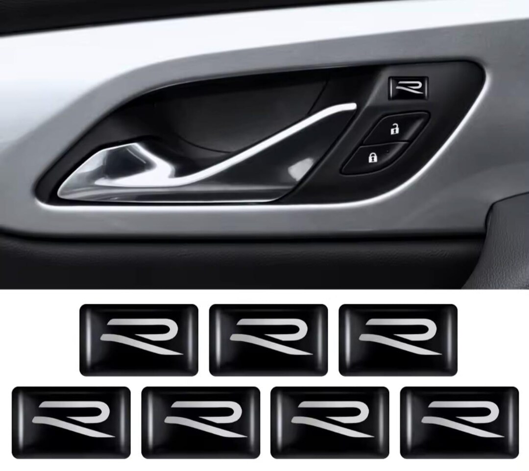 Brand New Golf R *12 Badge Sticker Set Emblem Interior Exterior Badges ...