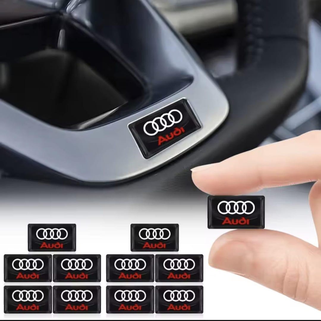 Audi Vip Sticker Brand New Audi *10 Badge Sticker Decals Set Car Interior Exterior Badge ...