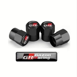 Brand New Toyota GR Gazoo Racing *4 Dust Caps + *2 GR Badges GR Supra GR86 Corolla Yaris gr gt
