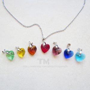 Game Undertale Frisk LOVE Collana Portachiavi Set 7 Cuori - Foto 3