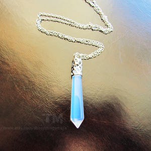 PRE-ORDER: Ice Crystal – Opalite Stone Pendant Necklace