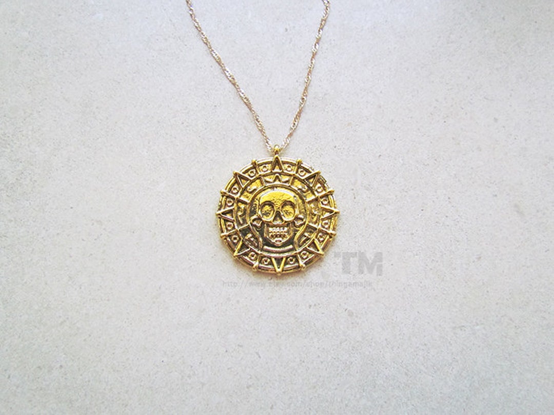 PotC Cursed Aztec Gold coin necklace/pendant : r/Props