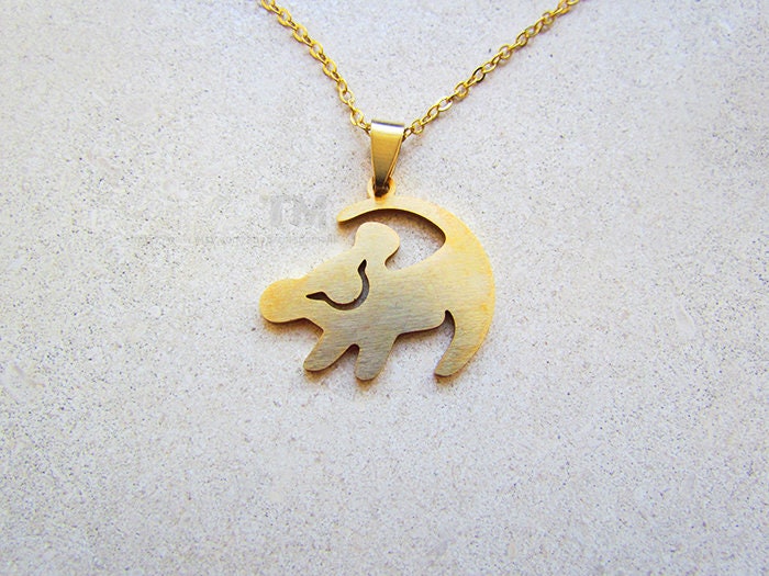 Gold scar deals necklace
