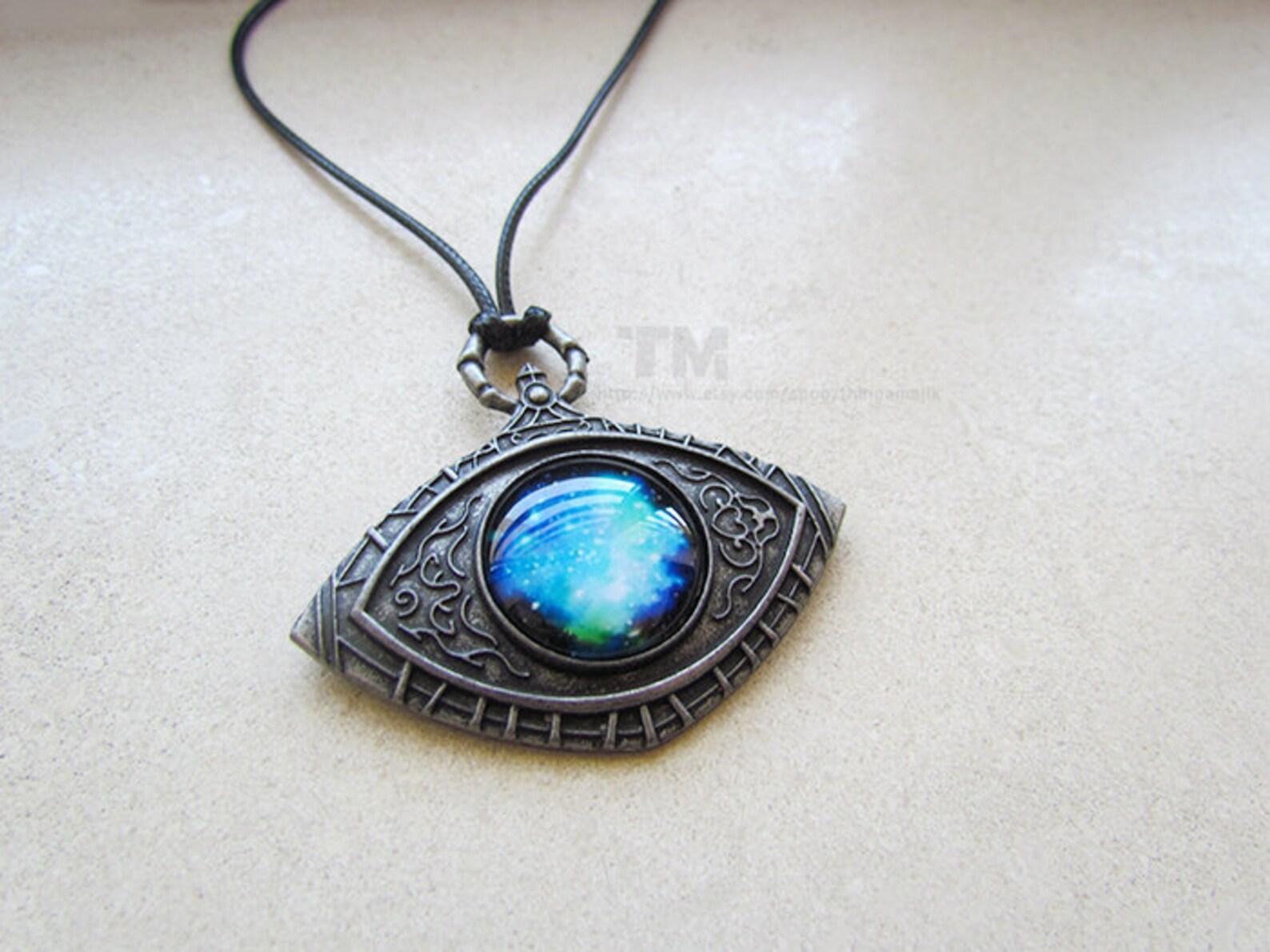The Cosmic Eye Watcher Badge Bloodborne Inspired Necklace Etsy Australia