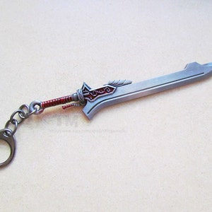 PRE-ORDER: The Red Queen - Devil May Cry Nero's Sword Inspired Keychain