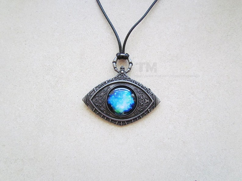 The Cosmic Eye Watcher Badge Bloodborne Inspired Necklace - Etsy