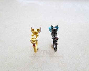 アクセサリー kero Cardcaptor Sakura Kero-chan Silver S925 Ring - Etsy