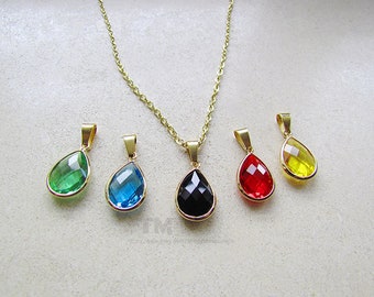 The Five Crystals - Stranger of Paradise Final Fantasy Origin Inspired Crystal Necklaces