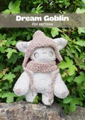 Dream Goblin crochet pattern low sew product logo