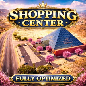 SHOPING CENTRE FiveM Ready Mlo / Ymap | Fully Optimized GTA 5 Interior | Custom Map Mod | High Quality rp Asset | Instant Download